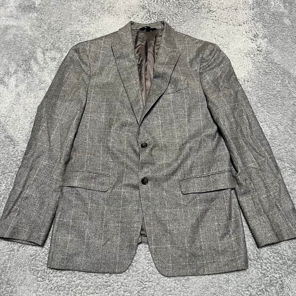 Banana Republic Blazer Mens 40R Super 110s Wool Marzotto Slim Fit Two Button